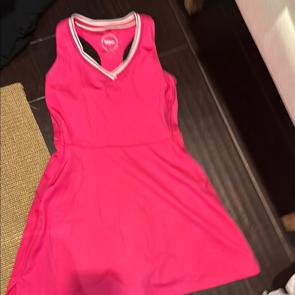 Wilson Pink Halter Sundress Athletic Mini
